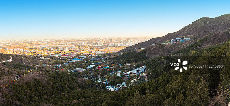 北京八大处山顶风光图片素材