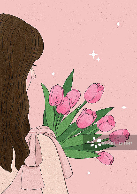 妇女节插画图片素材