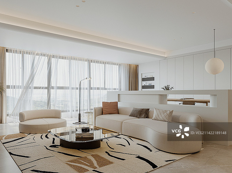 现代风格的客厅图片素材