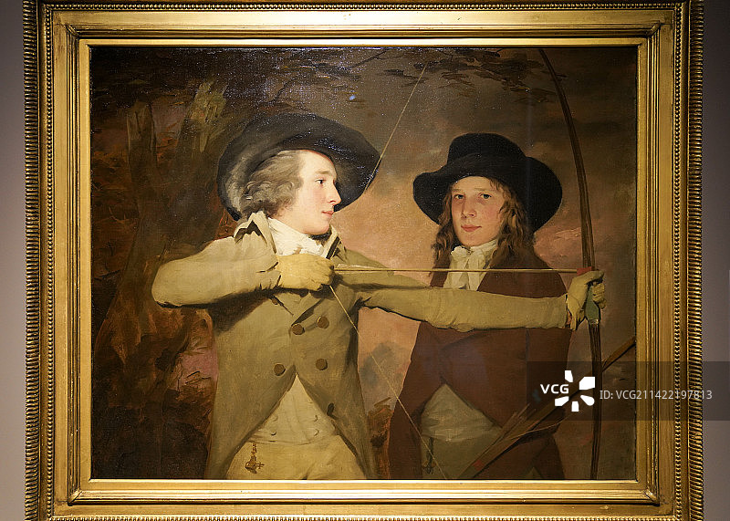 亨利 雷班爵士 《弓箭手》 英国国家美术馆 上博特展图片素材