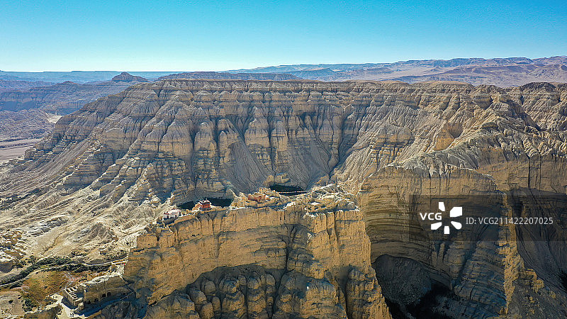中国西藏阿里地区札达县札达土林国家地质公园古格王朝遗址图片素材