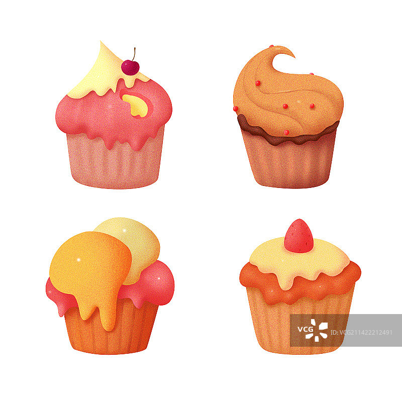 小蛋糕图片素材