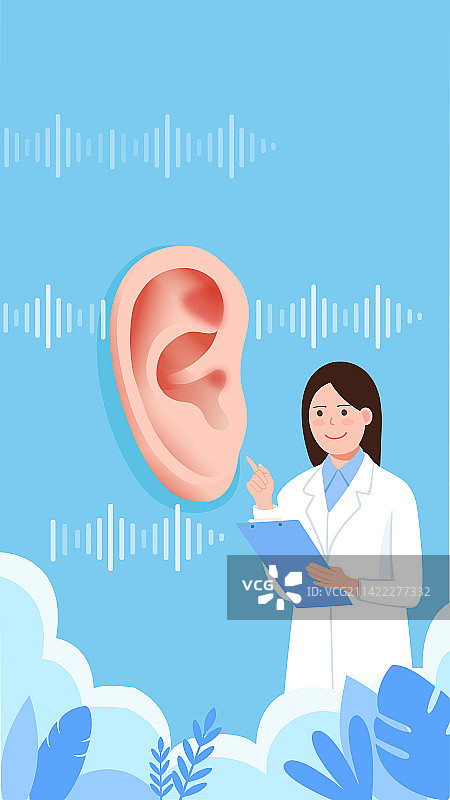 保护耳朵从预防开始图片素材