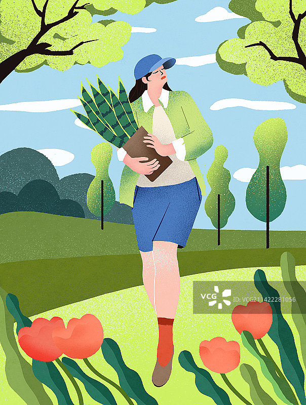 立春插画图片素材