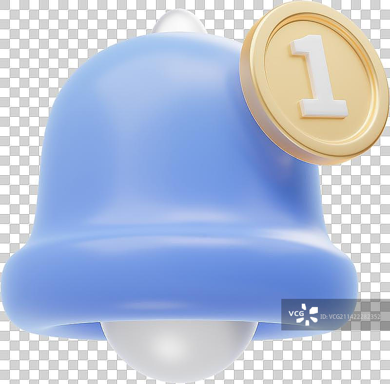 3D免抠铃铛消息图片素材