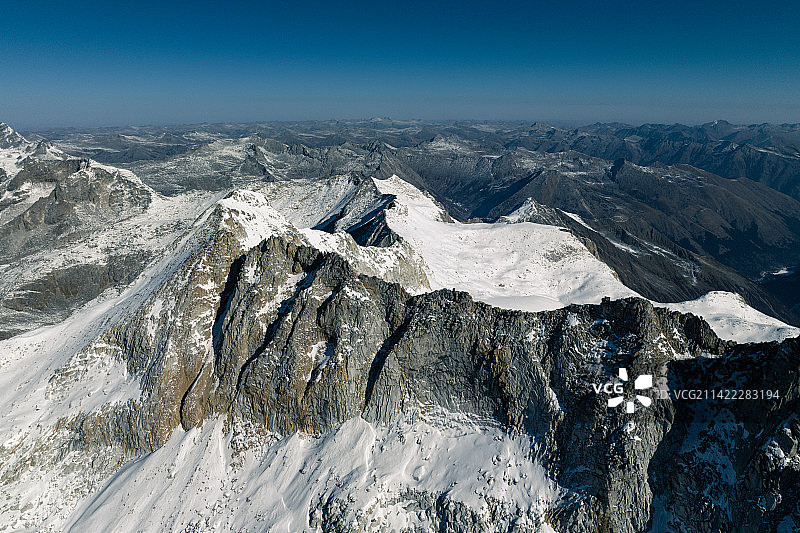 达古冰川图片素材