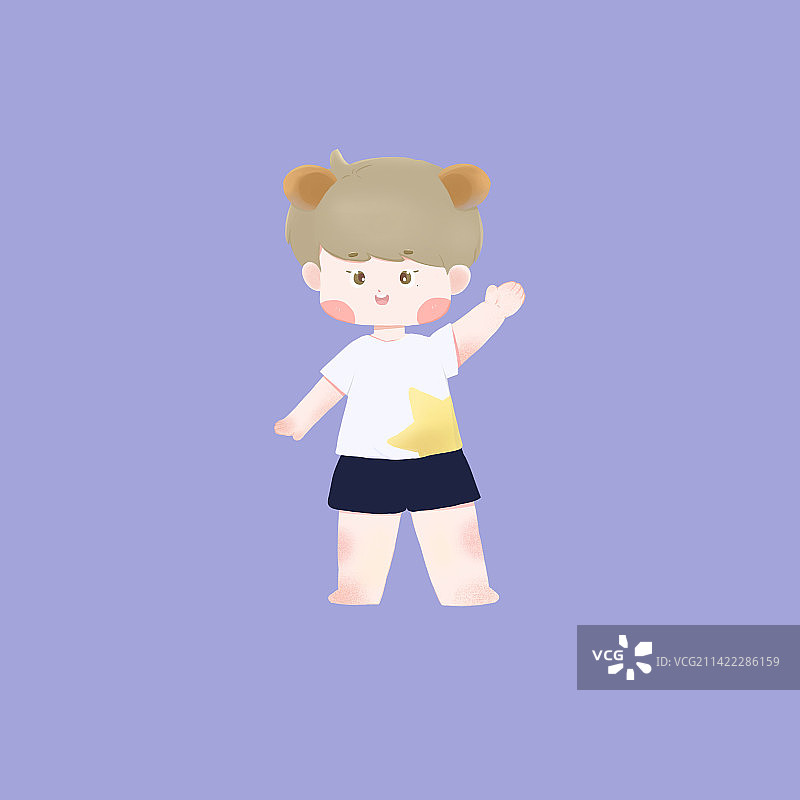 可爱男孩图片素材