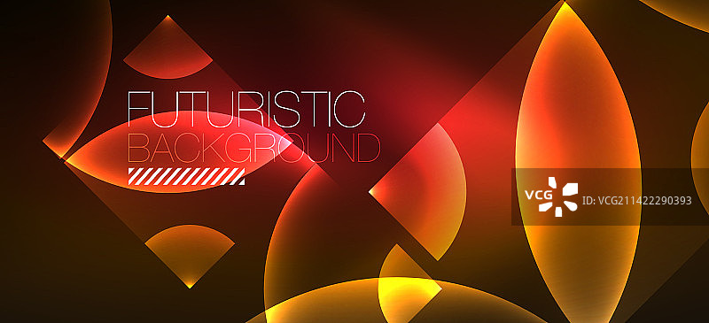 闪亮的霓虹灯几何抽象背景发光图片素材