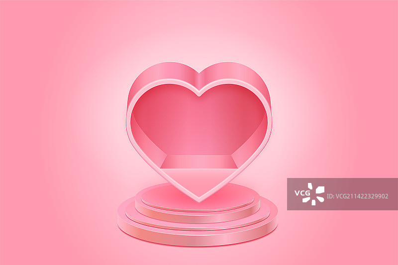 浪漫情人节520心形粉色背景图片素材