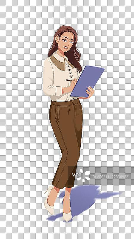 职业女性教师图片素材