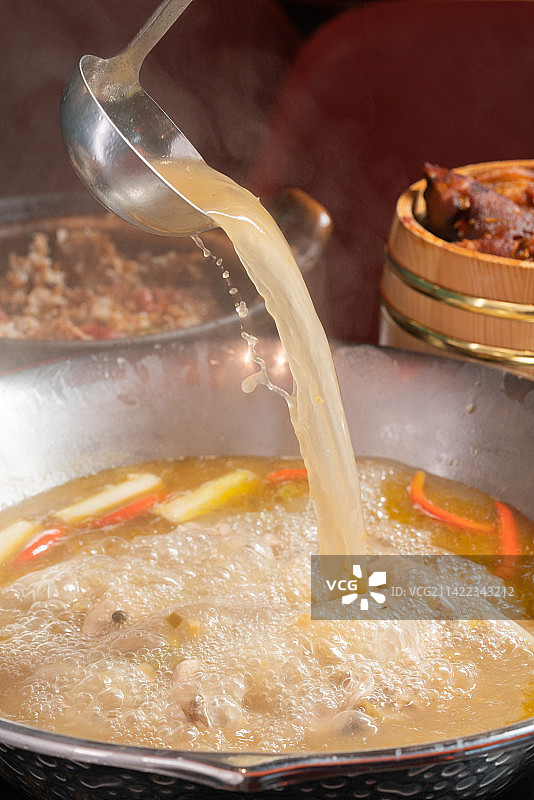 美食火锅猪肚鸡图片素材