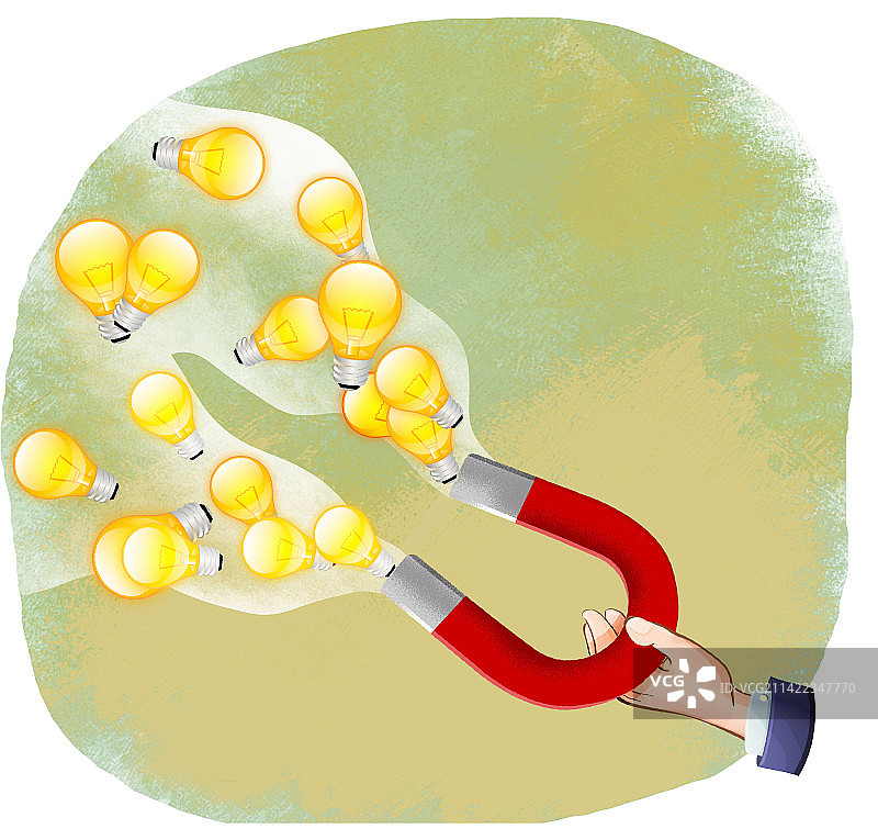 吸引创意图片素材