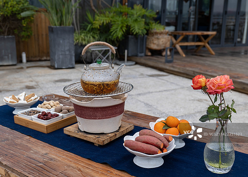 围炉煮茶图片素材