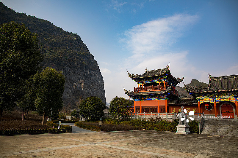 中国重庆黔江城市大峡谷的风光图片素材