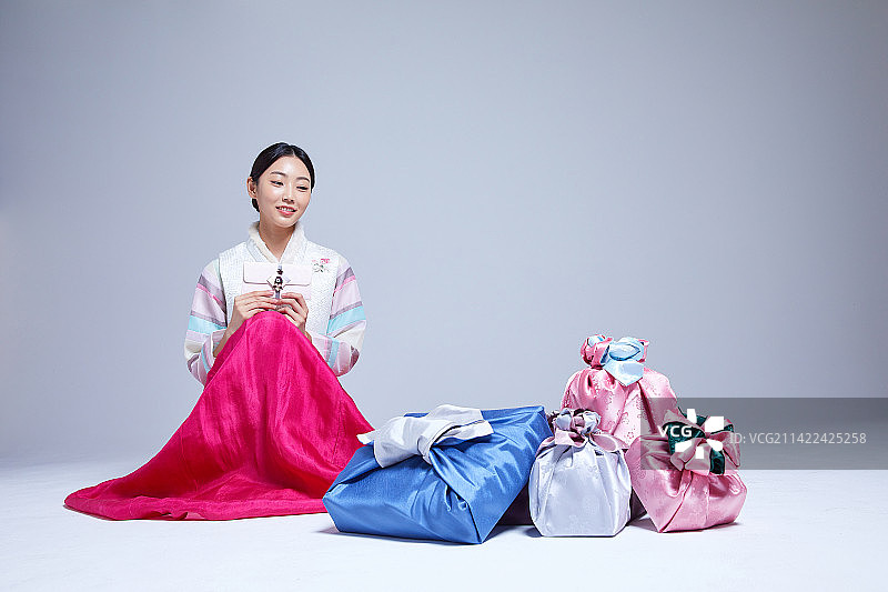 韩服，韩国文化，传统文化，女性，节假日，传统服饰，韩国人图片素材