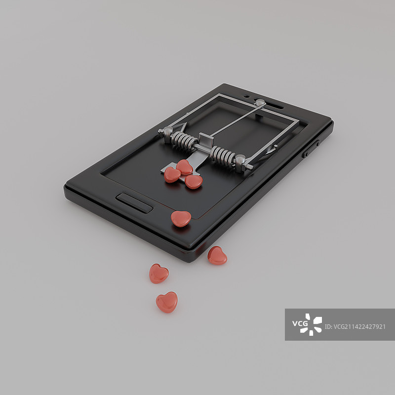 爱心陷阱图片素材