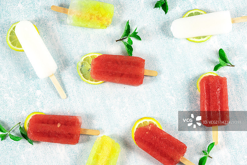 夏季冷饮冰棍图片素材