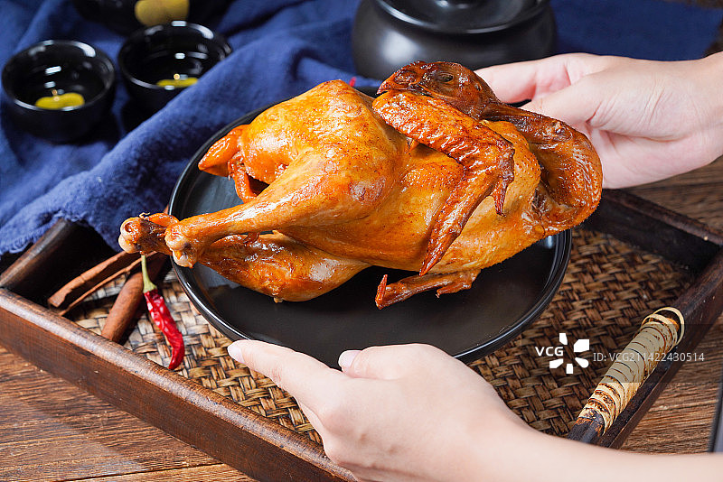 烧鸡卤鸡图片素材
