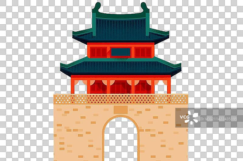 洛阳鼓楼-中国城市钟鼓楼系列-古典建筑系列图片素材