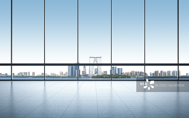 苏州城市建筑平台广场图片素材