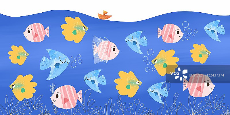 海洋小鱼图片素材