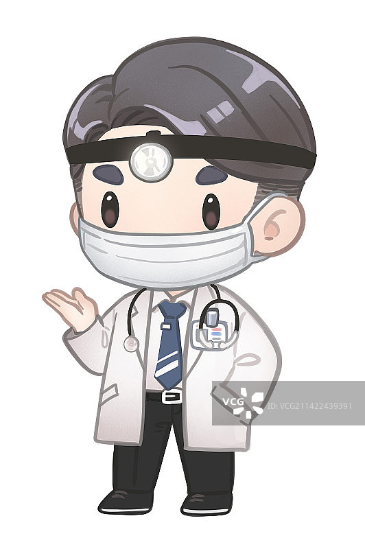 专业又帅气的医生图片素材