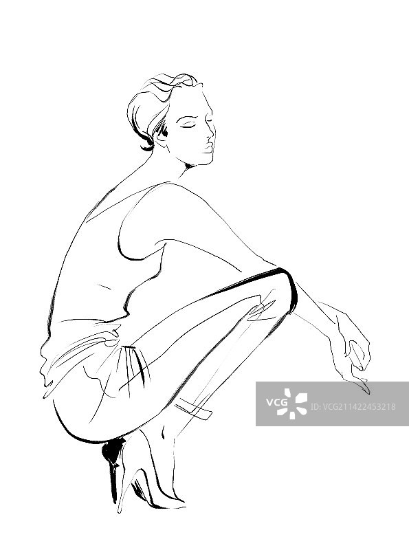 魅力，高雅，淡彩，时尚，宁静图片素材