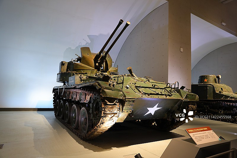 中国人民革命军事博物馆展厅坦克图片素材