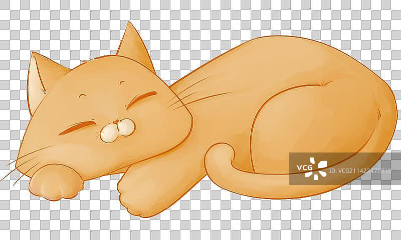 睡着的猫咪图片素材