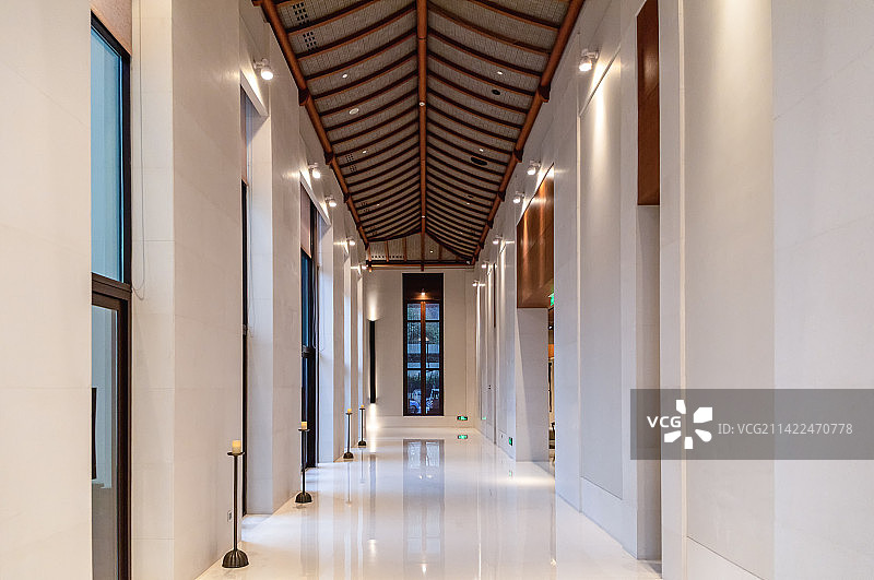 酒店大堂走廊室内图片素材