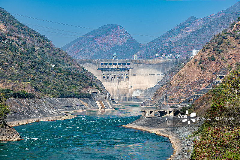 二滩水电站图片图片素材