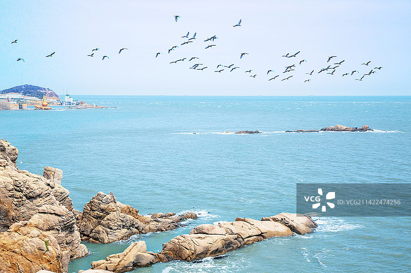 山东省威海市“成山头”景区风光。图片素材