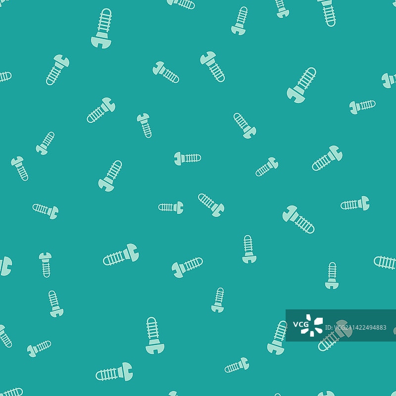 绿色金属螺丝图标无缝隔离图片素材