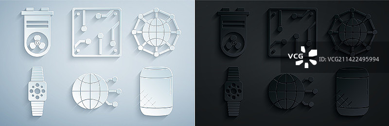 全球科技或社交网络图片素材