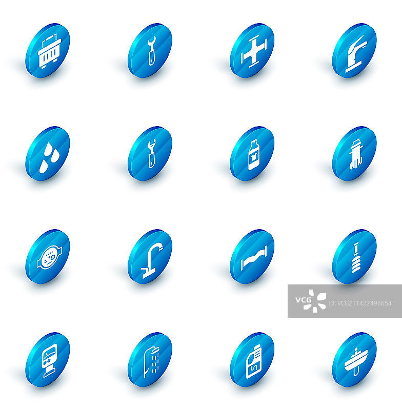 扳手套装：工业金属水管图片素材