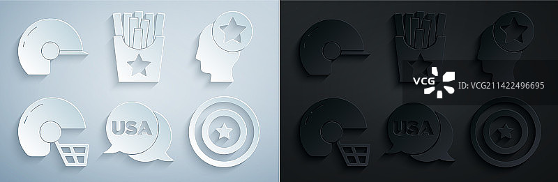 美国独立日主题：橄榄球头盔图片素材