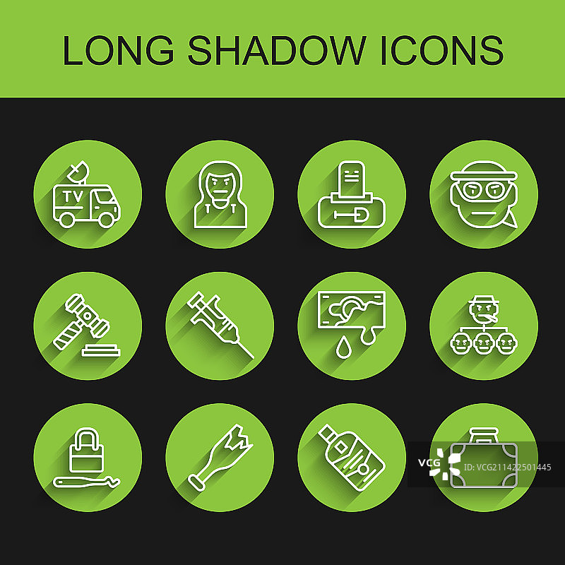 用于撬锁的线路锁套装图片素材