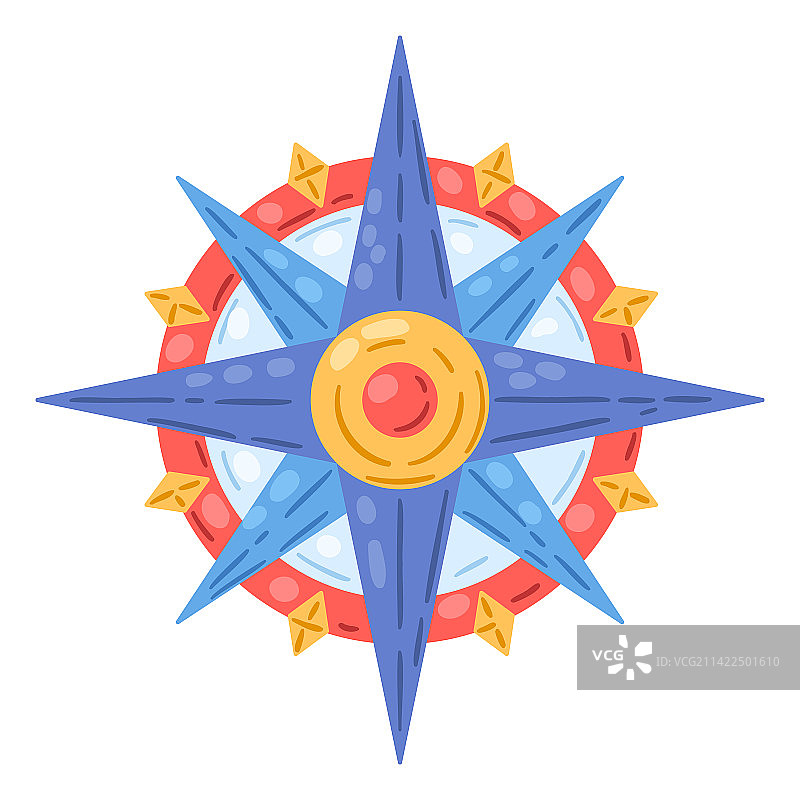 航海风玫瑰图标图片素材