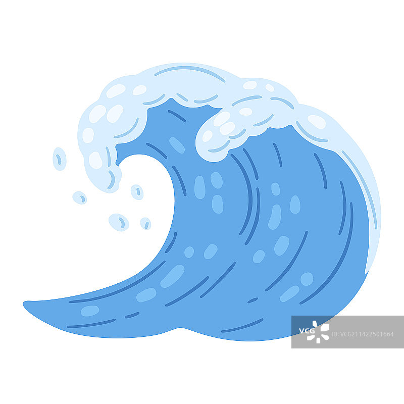 海浪自然海洋图标图片素材