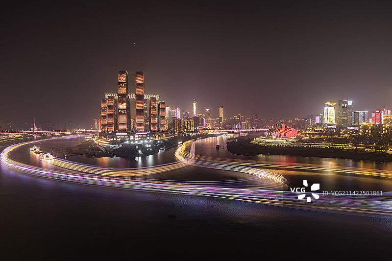 重庆长嘉汇城市风光地标建筑图片素材