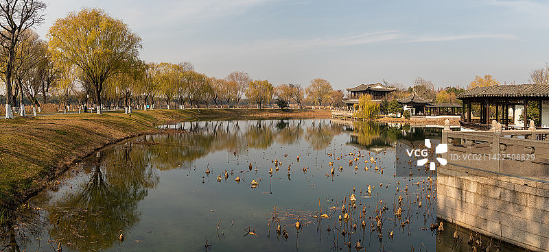 尚湖拂水山庄全景图片素材