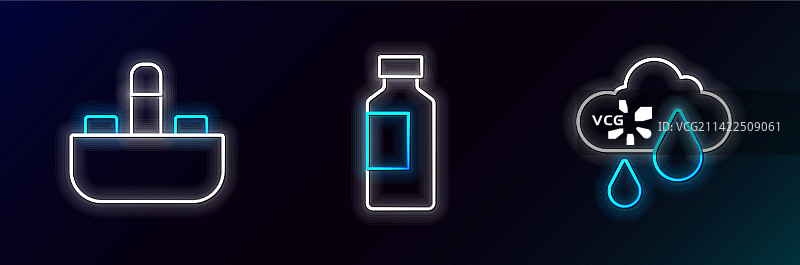 雨天洗手池水龙头线条云图片素材