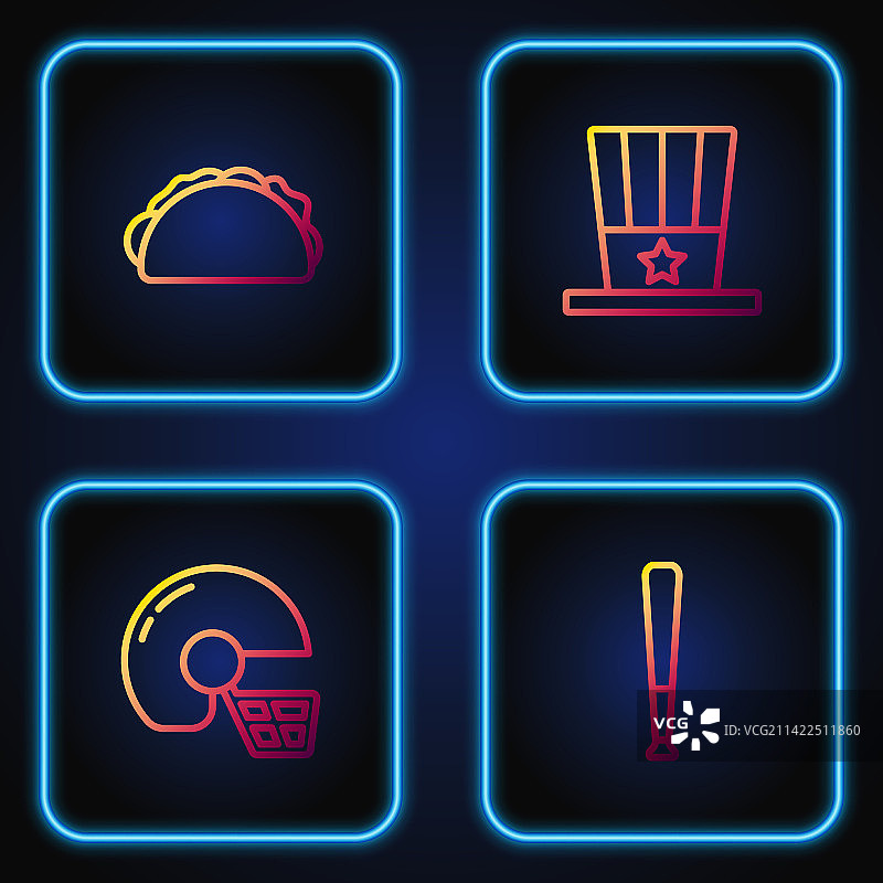 棒球棍橄榄球头盔图片素材