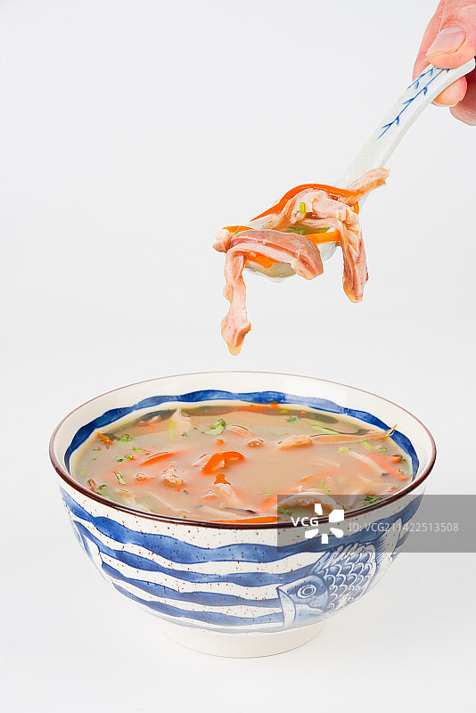 酸辣肚丝汤图片素材