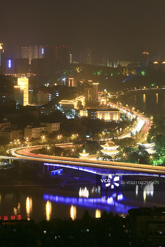 四川省内江市城市各种角度景观图片图片素材