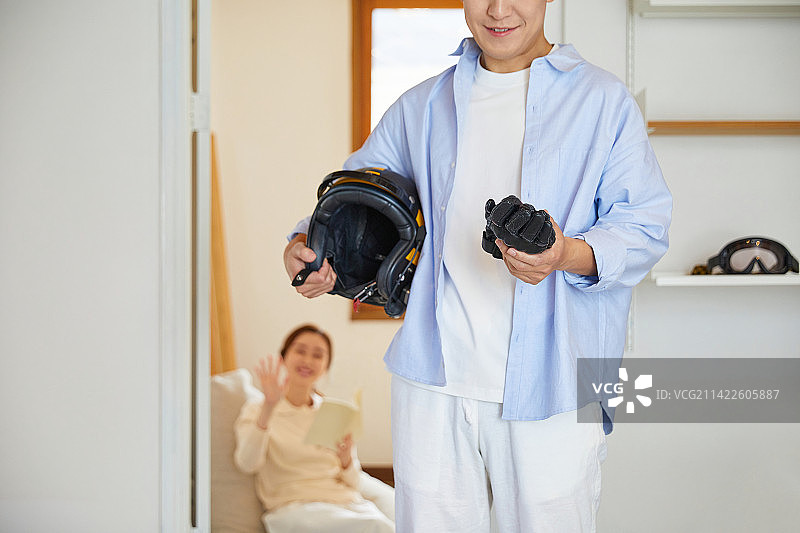 30-40岁夫妇的家庭生活爱好图片素材