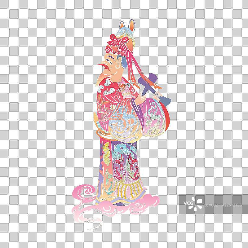 皮影戏-曹国舅图片素材