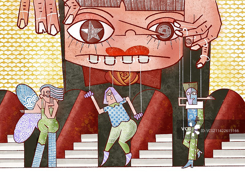 傀儡舞台秀图片素材