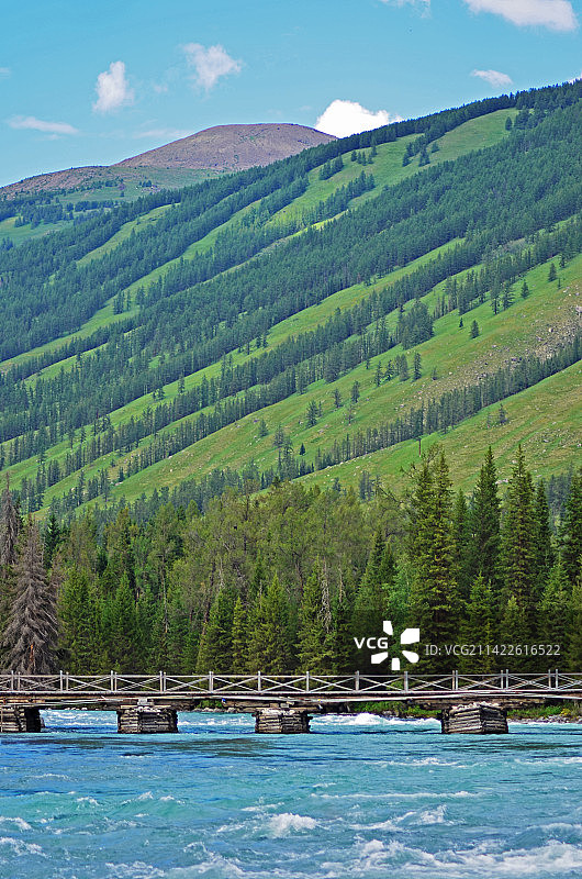 禾木河图片素材
