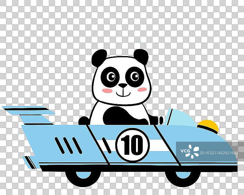熊猫赛车图片素材
